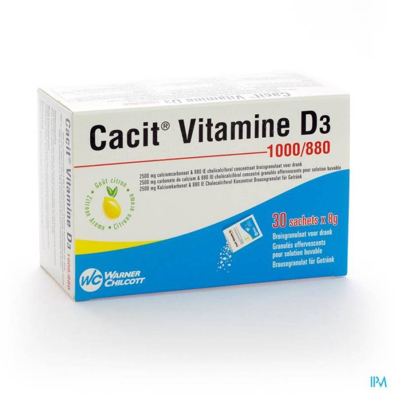 Cacit Vitamine D3 1000/880 30 Zakjes  - Generisch