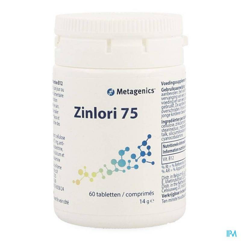 Zinlori 75 Tabletten 60 4216 Metagenics