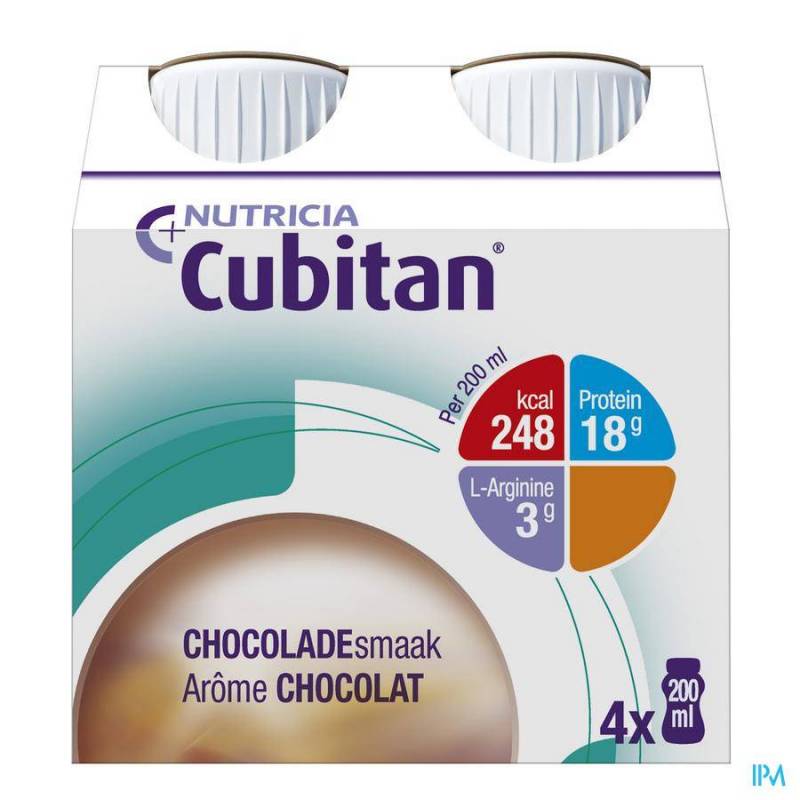 CUBITAN CHOCO 4X200ML