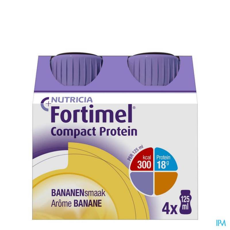 Fortimel Compact Protein Banaan 4x125ml