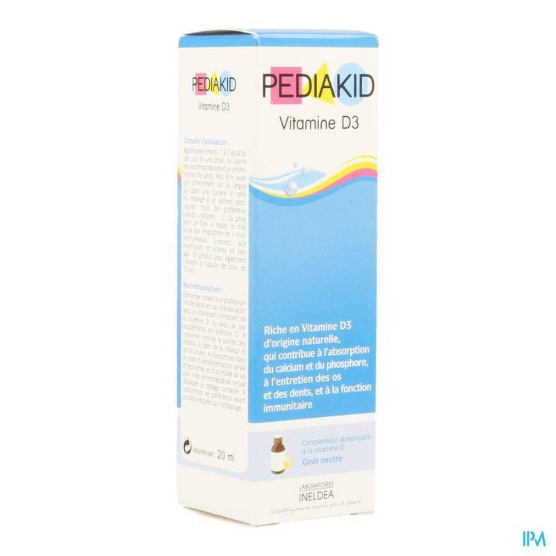 Pediakid Vitaline D3 Sol Drinkbaar Flacon 20ml