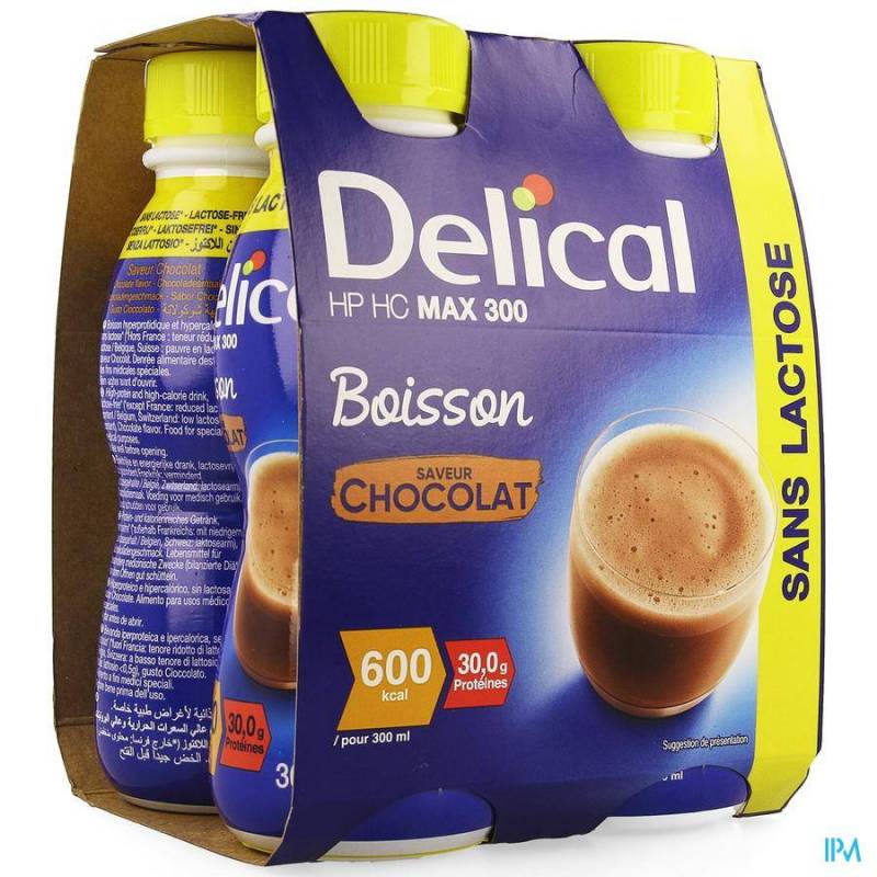 Delical Max. 300 Chocolade 4x300ml