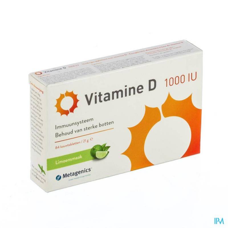 Vitamine D 1000iu Tabl 84 Metagenics