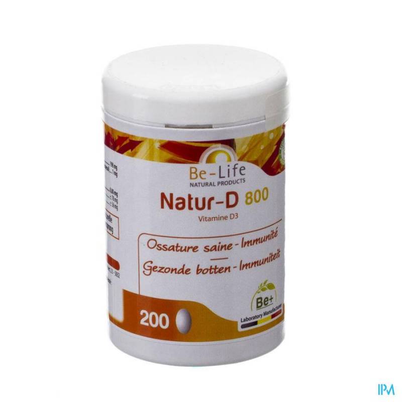 Natur D 800 Be-life Capsules  200