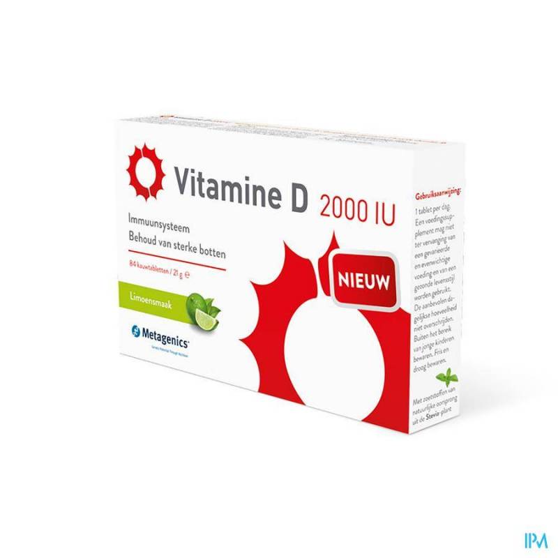 Metagenics Vitamine D 2000iu 84 Tabletten
