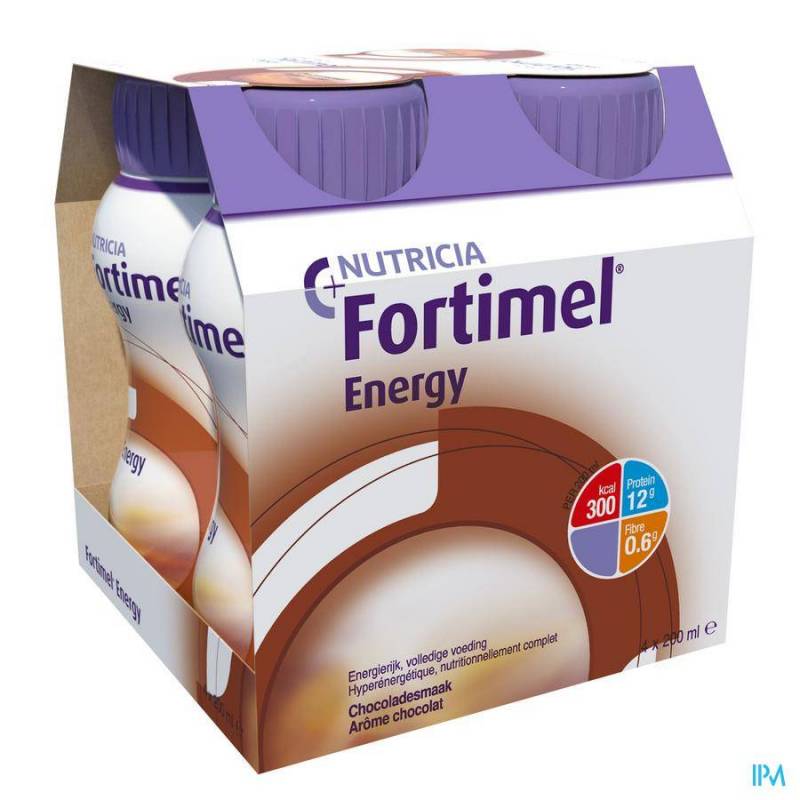 Fortimel Energy Chocolade 4x200ml Verv.2320497
