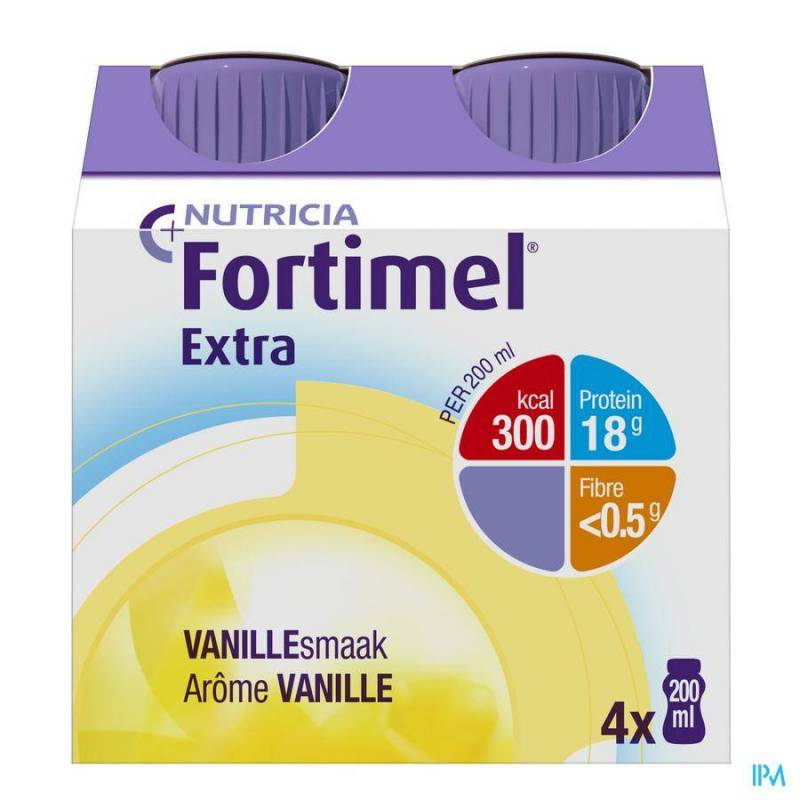 Fortimel Extra Vanille Nf 4x200ml Verv.2401511