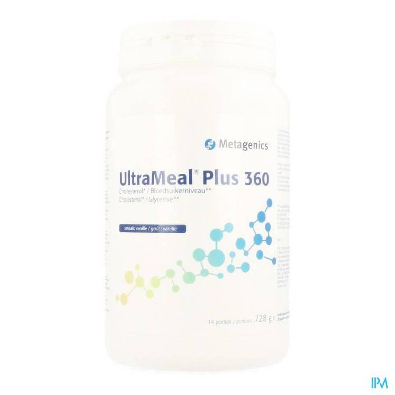 Ultrameal Plus 360 Vanille Pot 728g Metagenics