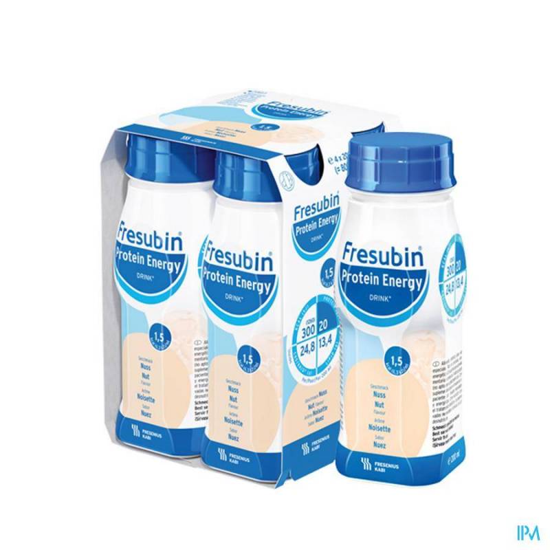 Fresubin Protein Energy Drink Nootjes Flacon 4x200ml