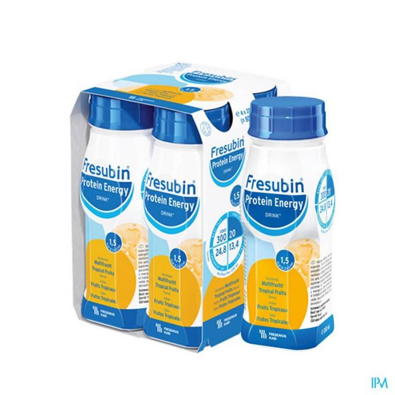 Fresubin Protein Energy Drink Tropische Vrucht 4x200ml
