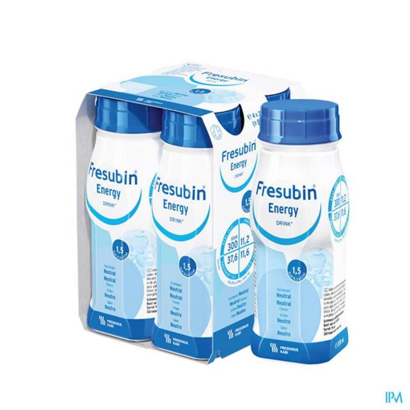Fresubin Energy Drink Neutraal Easybottle 4x200ml