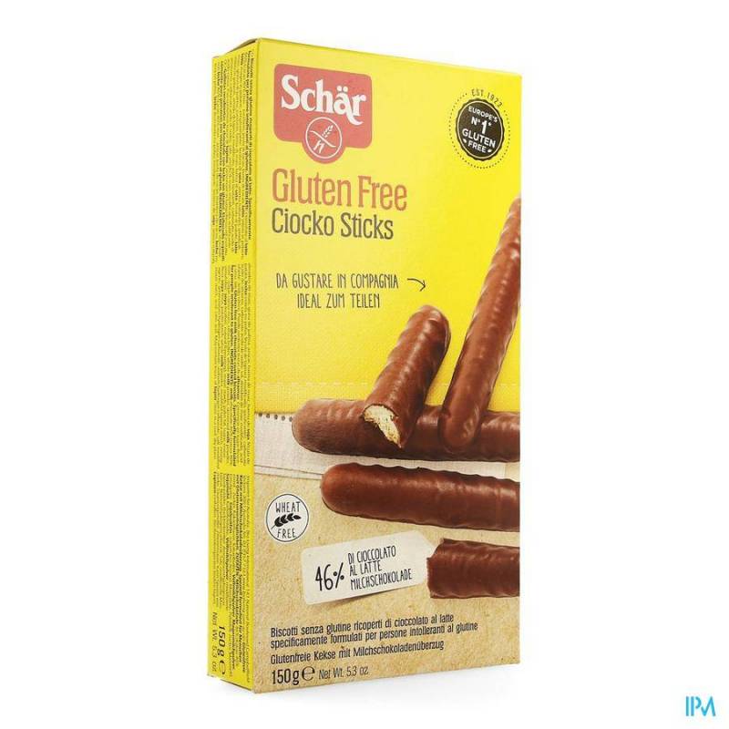 Schar Chiocko Sticks Glutenvrij 150g 6544