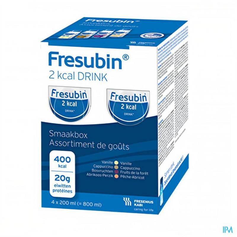 Fresubin 2kcal Drink Smaakpakket Easybottle 4x200ml