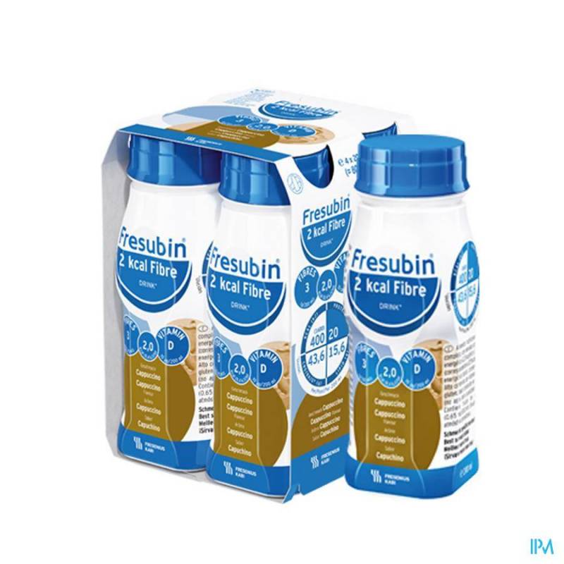 Fresubin 2kcal Fibre Drink Cappuccino Fl 4x200ml