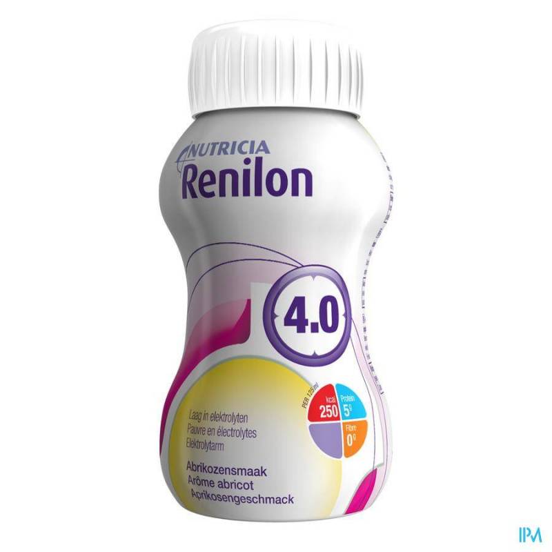 Renilon 4.0 Abrikoos Fles 4x125ml 570978