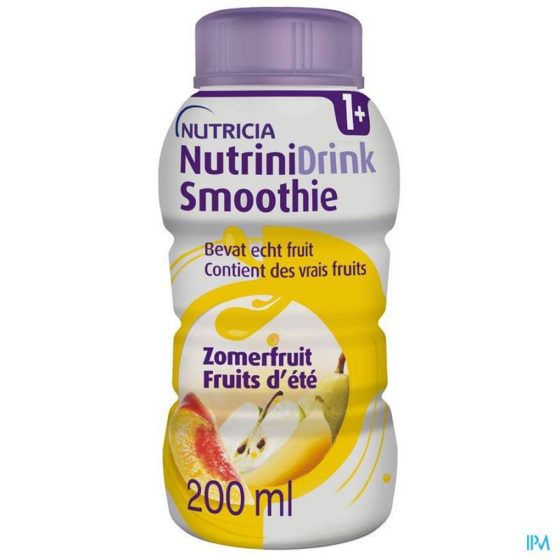Nutrinidrink Smoothie Zomerfruit Fl 200ml