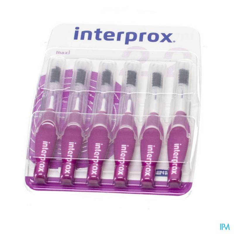 Interprox Maxi Interdentaal Paars 6mm 6 Stuks