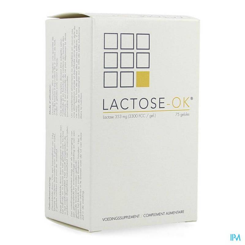 Lactose-OK 353mg 75 Capsules