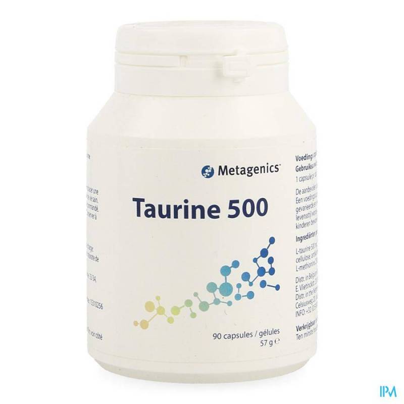 Taurine Capsules  90x 500mg Metagenics