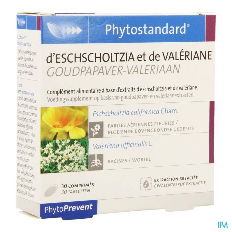 Phytostandard Goudpapaver-valerian Blist.comp 2x15