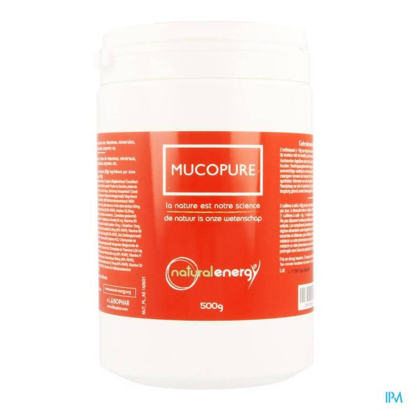 Natural Energy Mucopure Pdr 500g