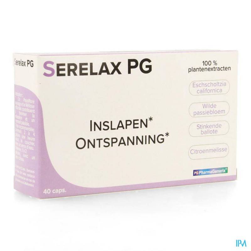 Serelax Pg Pharmagenerix Blister Capsules  40