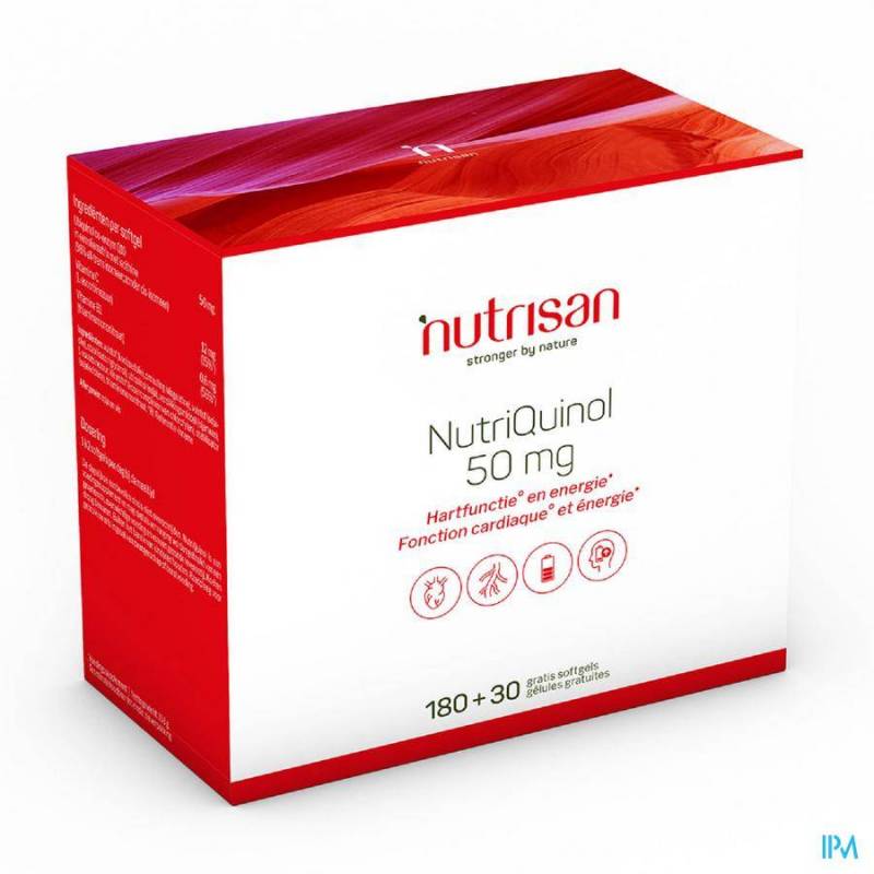 Nutriquinol 50mg Softgels 180+30 Gratis Nutrisan