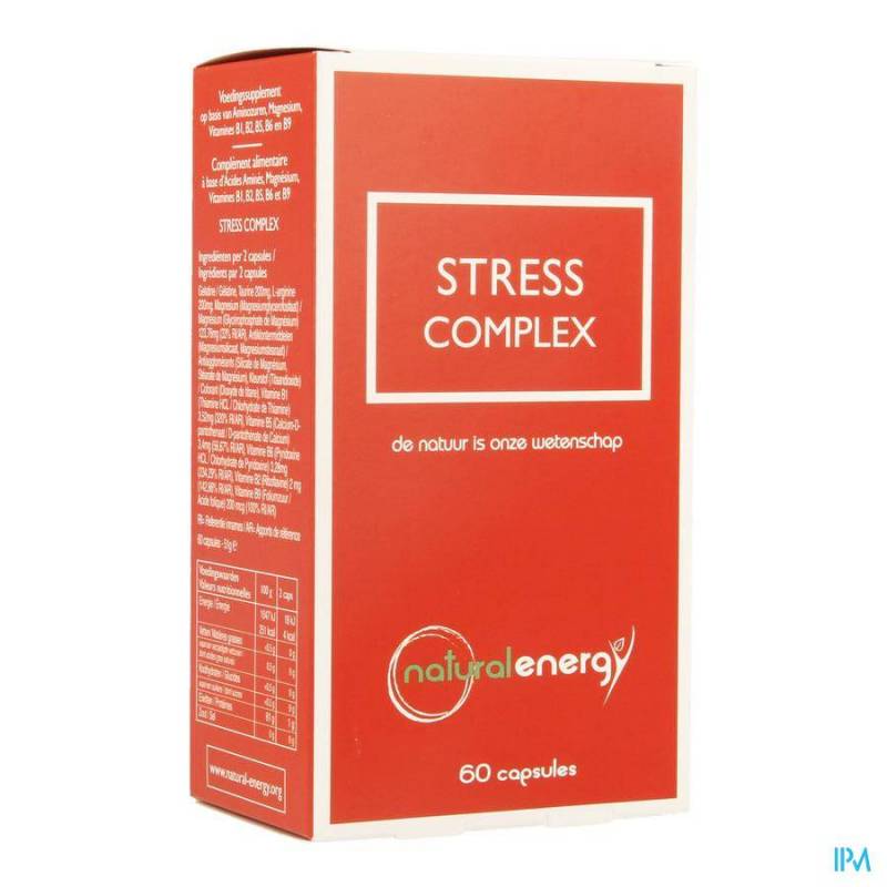 Natural Energy Stress Complex Caps 60