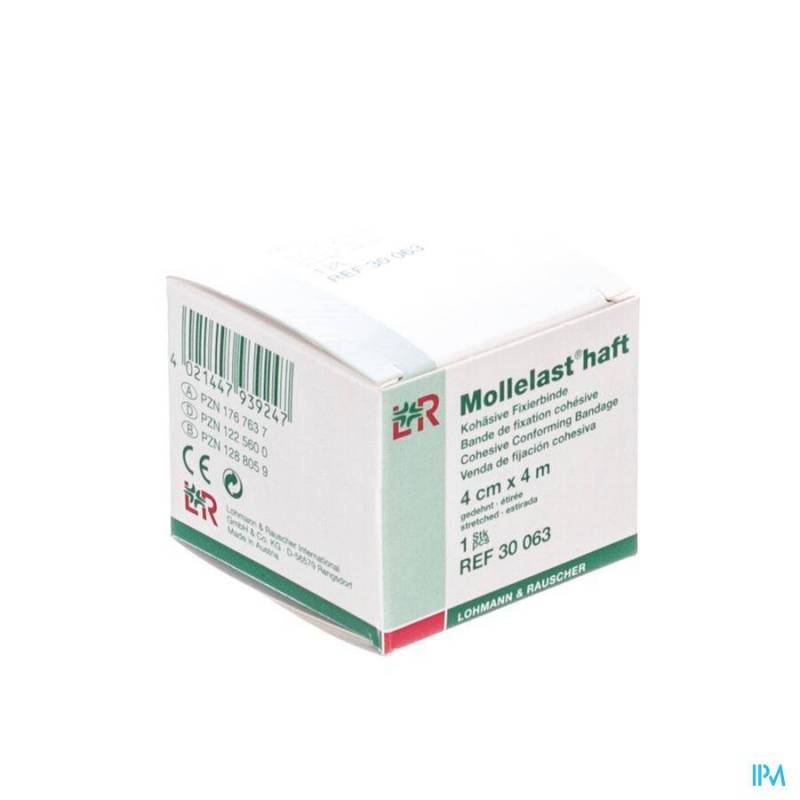 MOLLELAST HAFT BANDE ELAST ADH 4CMX 4M 30063