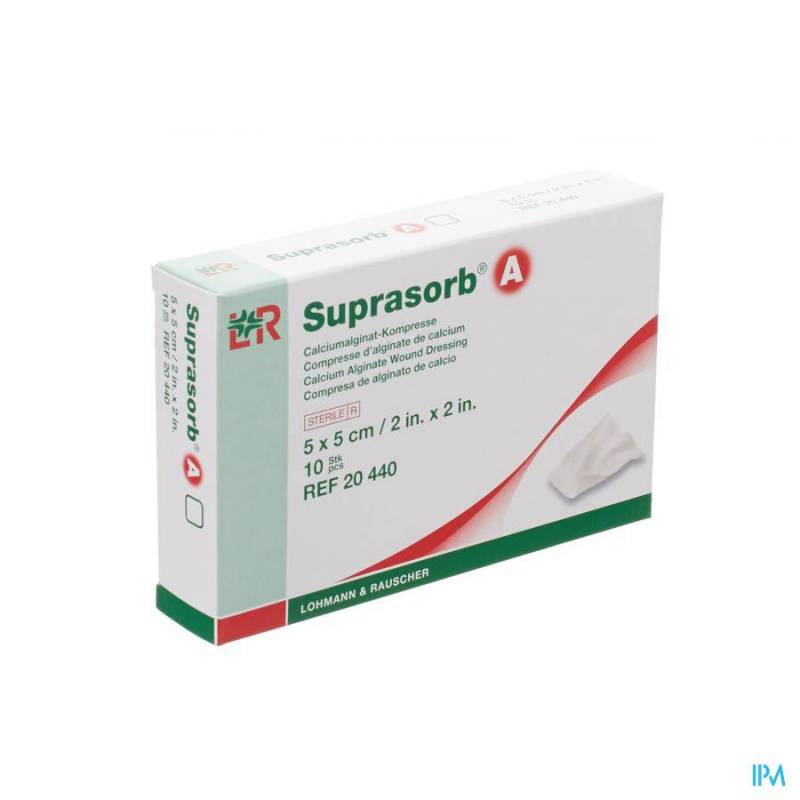 SUPRASORB A CP STERIL 5X 5CM 10 20440