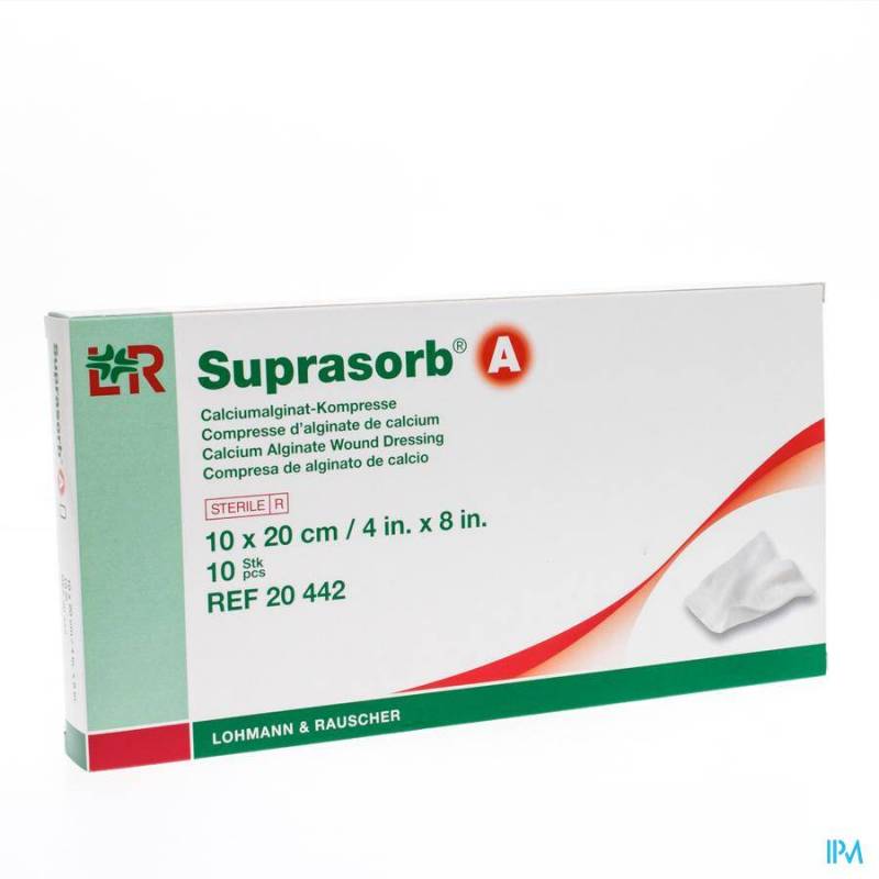 SUPRASORB A CP STERIL 10X20CM 10 20442