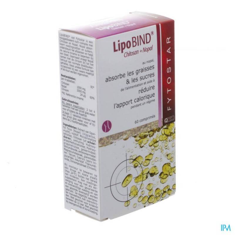 Fytostar Lipobind Chitosan Nopal Tabletten 60
