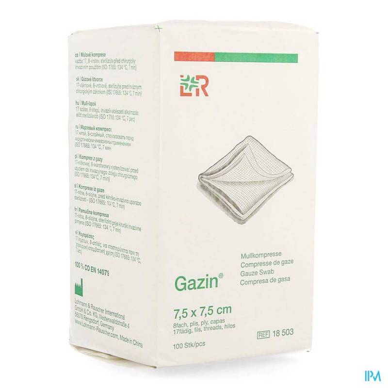 GAZIN CP N/STER 8P 7,5X 7,5CM 100 18503