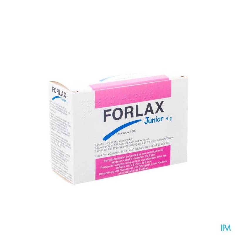 Forlax Junior 4g Pi Pharma Pdr Zakje 20 Pip