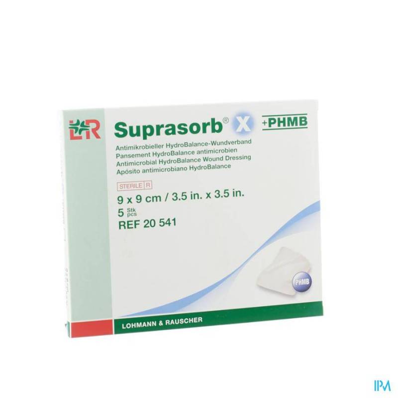 SUPRASORB X PANS PHMB STER 9X 9CM 5 20541