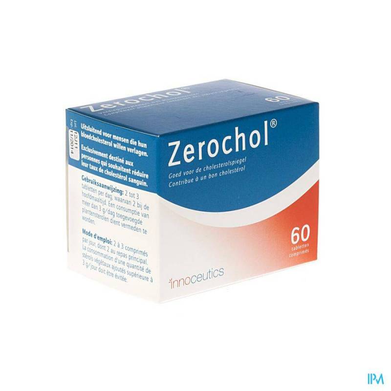 Zerochol 800mg Nat. Plantenstereolen Tabletten 60x800mg