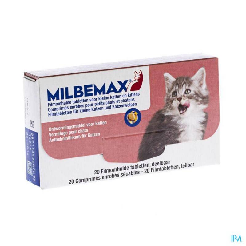 Milbemax Kleine Katten-kitten Filmomhulde tabletten 2x10