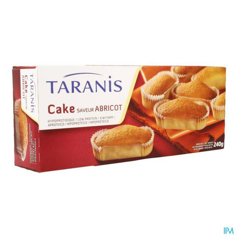 Taranis Mini Cake Abrikoos 240g (6 Stuks) 4656