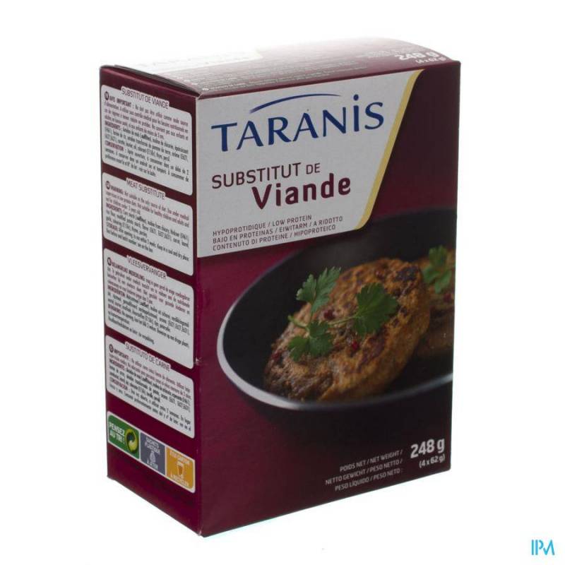 TARANIS SUBSTITUT DE VIANDE 4X62G 4653