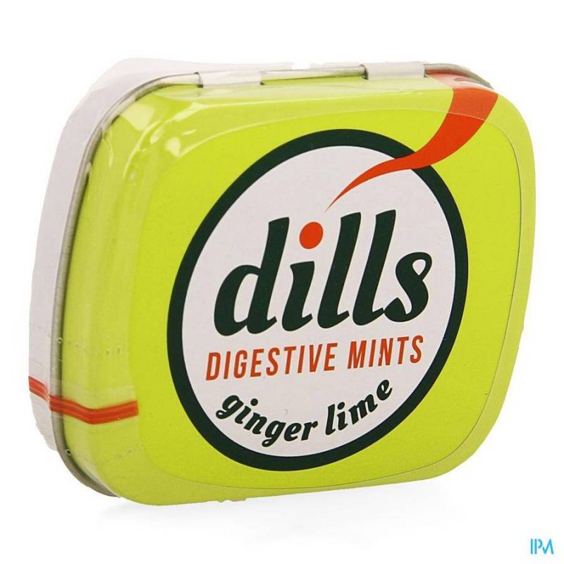 DILLS GINGER & LIME MINTS S/SUCRE 15G