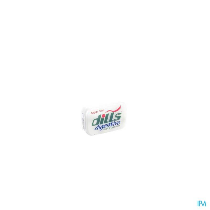 Dills Ginger & Lime Mints Z/suiker apotheekPharmazone