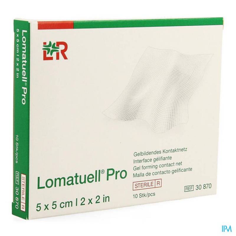 LOMATUELL PRO COMPRESSE STER 5X 5CM 10 30870