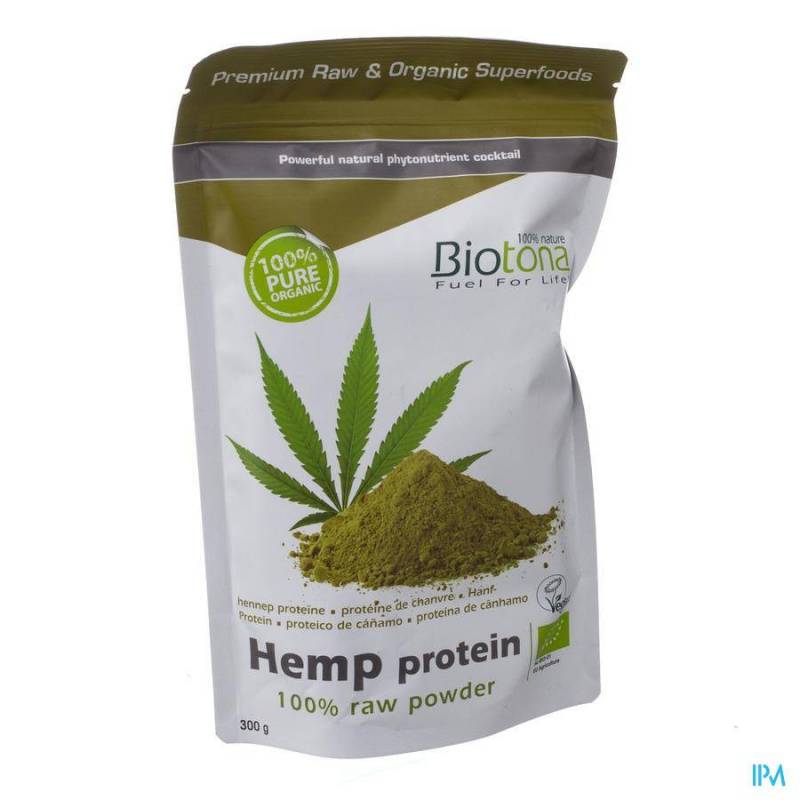 Biotona Hemp Protein Raw Bio Poeder 300g