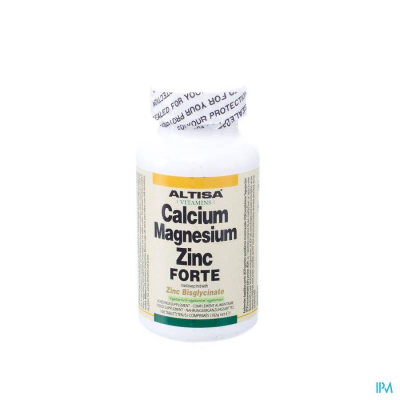 Altisa Ca Mg Zn Forte Zn Bisglycinat 100 Tabletten