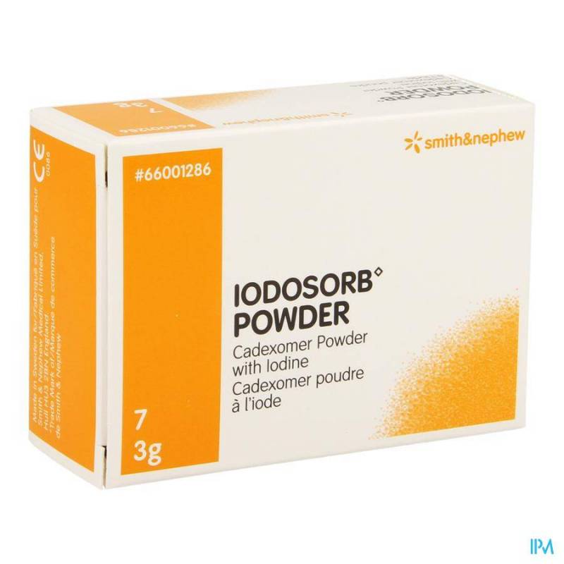 IODOSORB POWDER SACH 7X 3G 66001286