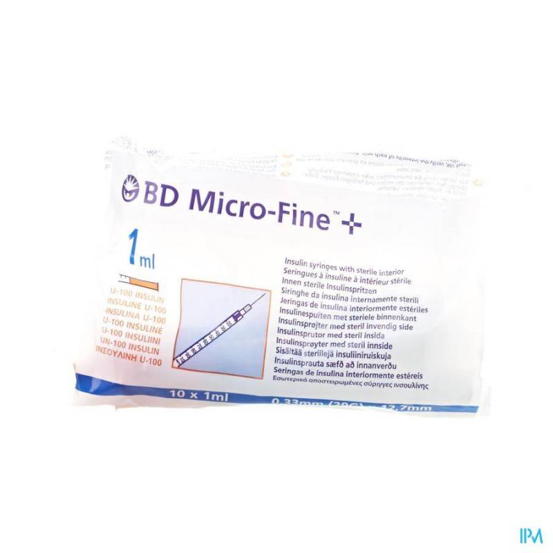 Bd Microfine+ Ins.spuit 1,0ml 29g 12,7mm100 324827
