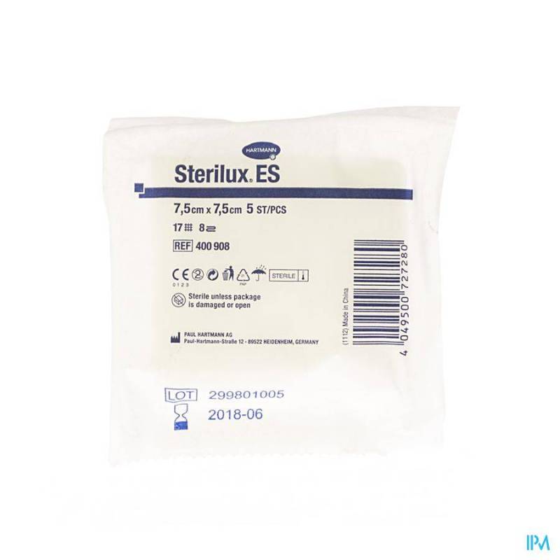 STERILUX ES CP STER 8PL 7,5X 7,5CM 30X5 4009084