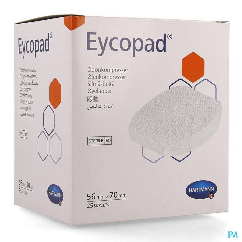 EYCOPAD HARTM CP STER 56X70MM 25 4155408