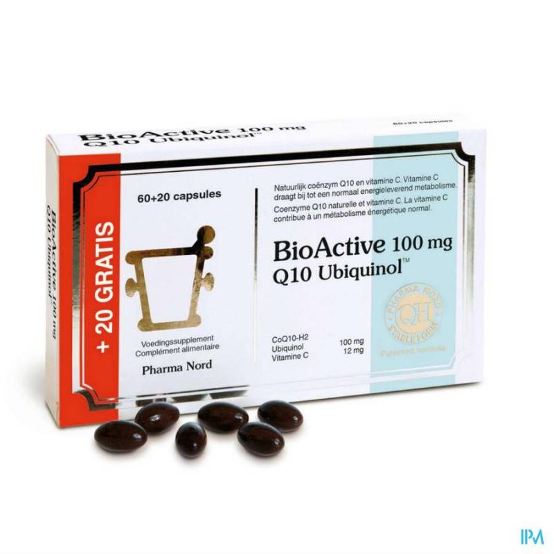 Bio Active Q10 100mg 60+20-Online apotheek in België-Pharmazone