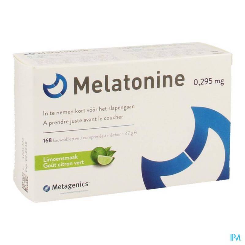 MELATONINE 0,295MG COMP CROQ 168 METAGENICS